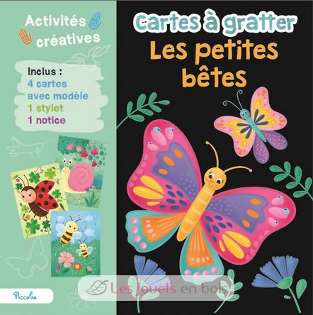 Cartes à gratter Les Petites Bêtes PI-6772 Piccolia 1