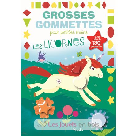 Grosses gommettes les licornes PI-7053 Piccolia 1