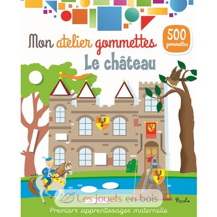 Mon atelier gommettes Le château PI-7636 Piccolia 1