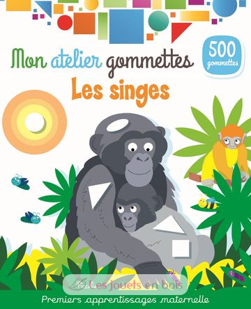 Mon atelier gommettes Les singes PI - 7069 Piccolia 1