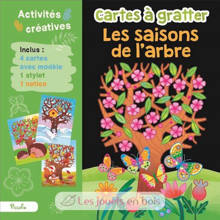 Cartes à gratter Les saisons de l'arbre PI-7085 Piccolia 1