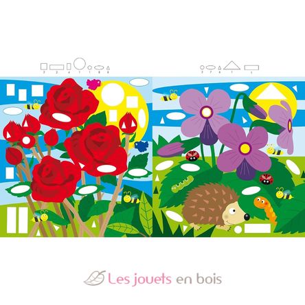 Mon atelier gommettes Les fleurs PI-7246 Piccolia 2