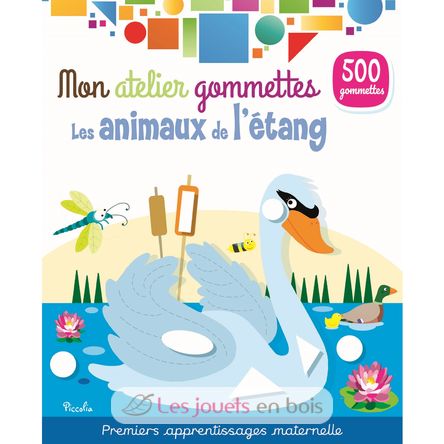 Mon atelier gommettes Les animaux de l'étang PI-7247 Piccolia 1