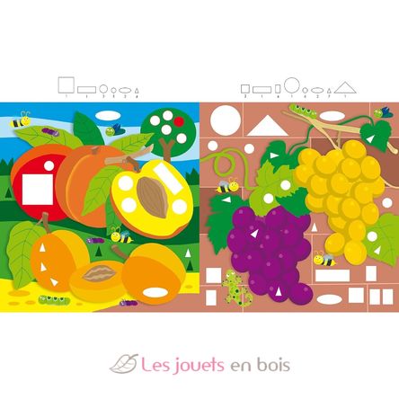 Mon atelier gommettes Les fruits et légumes PI-7249 Piccolia 2
