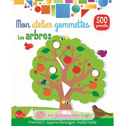 Mon atelier gommettes Les arbres PI-7250 Piccolia 1