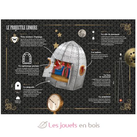 Livre et maquettes Jules Verne SJ-309388 Sassi Junior 3