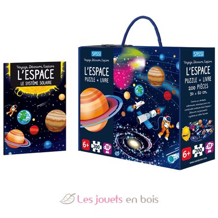 Livre et puzzle L'Espace SJ-600969 Sassi Junior 1
