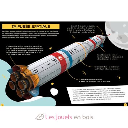 Construis ta Fusée Spatiale 3D SJ-304253 Sassi Junior 3
