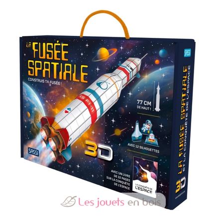 Construis ta Fusée Spatiale 3D SJ-304253 Sassi Junior 1