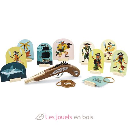 Jeu de pistolet à élastiques Pirates V9905 Vilac 2