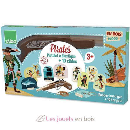 Jeu de pistolet à élastiques Pirates V9905 Vilac 4