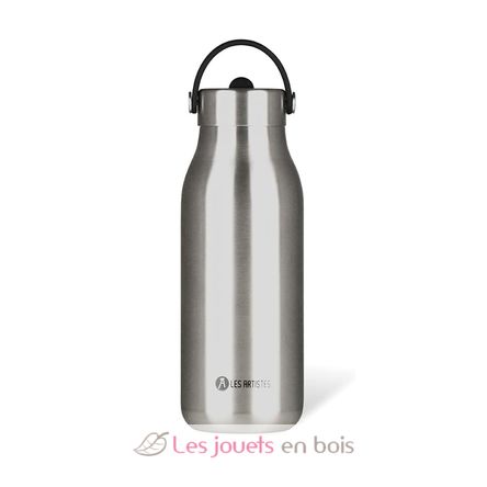 Bouteille isotherme 2.0 argentée 1L A-2374 Les Artistes Paris 1