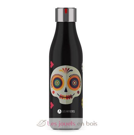 Bouteille isotherme Sugar Skull 500 ml A-4299 Les Artistes Paris 1