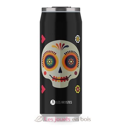 Canette isotherme Sugar Skull 500 ml A-4300 Les Artistes Paris 1