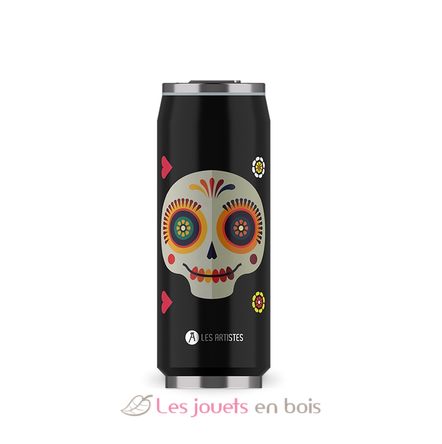 Canette isotherme Sugar Skull 500 ml A-4300 Les Artistes Paris 2
