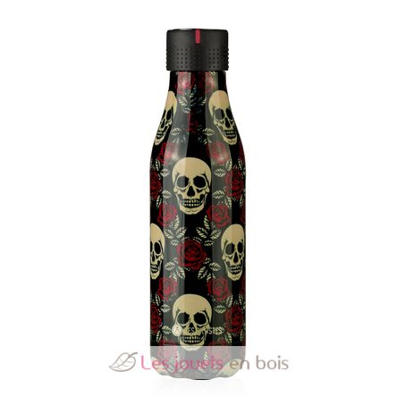 Bouteille isotherme Roses et têtes de mort 500 ml A-8133 Les Artistes Paris 1
