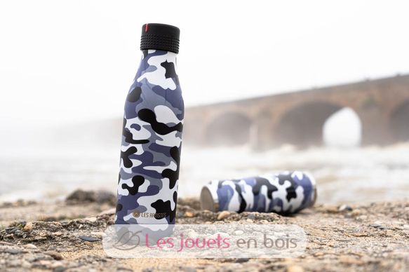 Bouteille isotherme Camouflage 500 ml A-8162 Les Artistes Paris 2