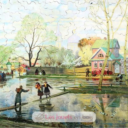 Printemps russe de Kustodiev A1022-250 Puzzle Michèle Wilson 4