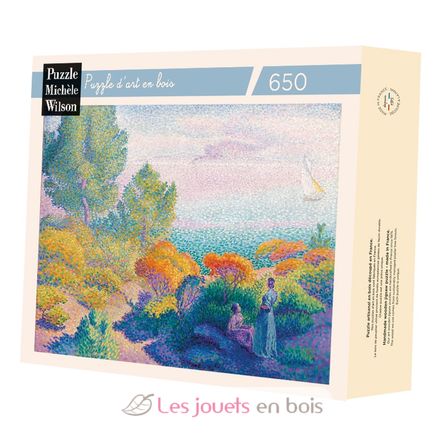 Deux femmes au bord de la mer Cross A1034-650 Puzzle Michèle Wilson 1