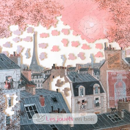 Ciel rose en hiver de Delacroix A1035-750 Puzzle Michèle Wilson 3