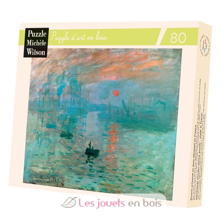 Impression soleil levant de Monet A1100-80 Puzzle Michèle Wilson 1