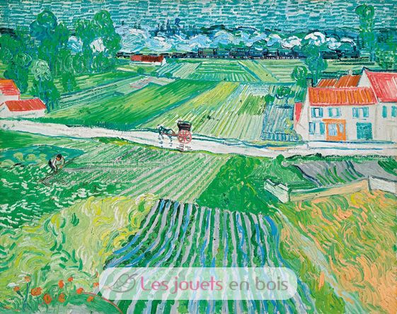 Paysage d'Auvers de Van Gogh A1118-1000 Puzzle Michèle Wilson 2
