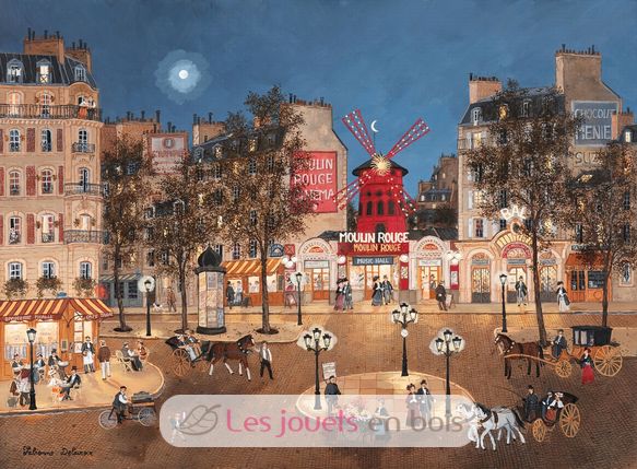 Le Moulin Rouge de Delacroix A1119-1500 Puzzle Michèle Wilson 2