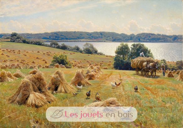 Récolte près de Tulstrup de Monsted A1179-500 Puzzle Michèle Wilson 2