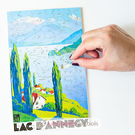 Lac d'Annecy de Broders A1287-150 Puzzle Michèle Wilson 3