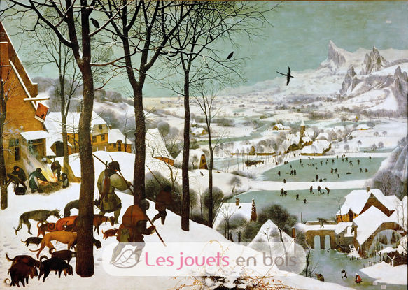 Chasseurs dans la neige de Bruegel A248-650 Puzzle Michèle Wilson 2