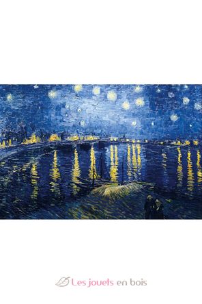 Nuit étoilée sur le Rhône de Van Gogh A454-150 Puzzle Michèle Wilson 2