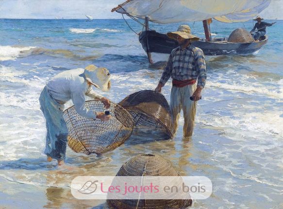 Les pêcheurs de Sorolla A483-350 Puzzle Michèle Wilson 2