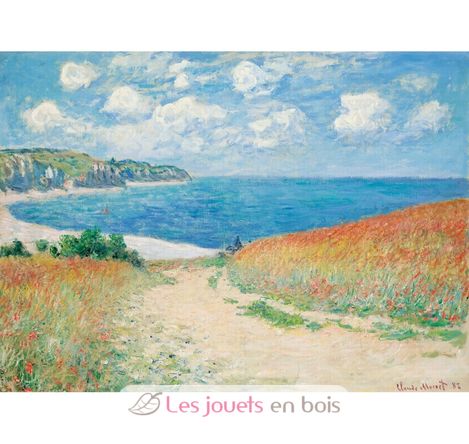 Chemin dans les blés de Monet A490-500 Puzzle Michèle Wilson 2