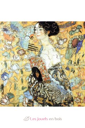 La dame à l'éventail de Klimt A515-80 Puzzle Michèle Wilson 3