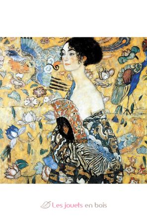 La dame à l'éventail de Klimt A515-80 Puzzle Michèle Wilson 2