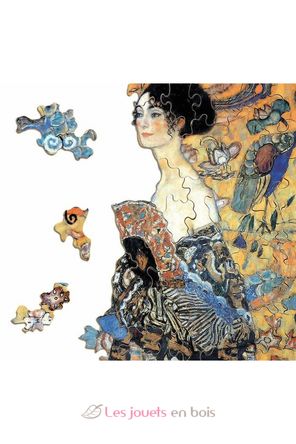 La dame à l'éventail de Klimt A515-80 Puzzle Michèle Wilson 4