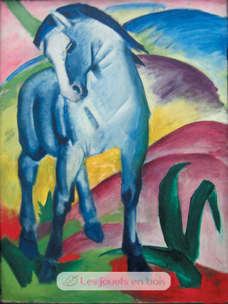 Le Cheval Bleu de Franz Marc A60-80 Puzzle Michèle Wilson 2