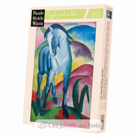 Le Cheval Bleu de Franz Marc A60-80 Puzzle Michèle Wilson 1