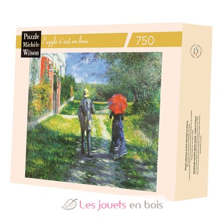 Chemin montant de Caillebotte A687-750 Puzzle Michèle Wilson 1