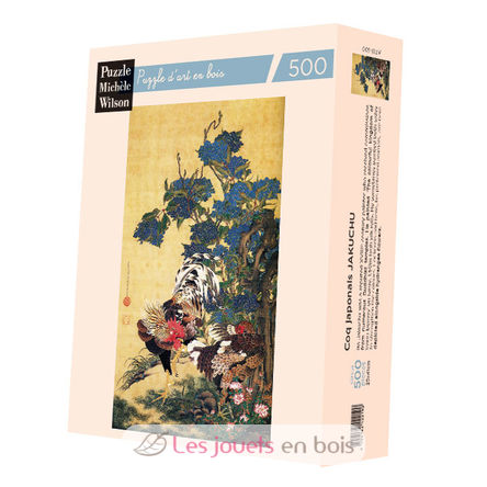 Coq japonais de Jakuchu A761-500 Puzzle Michèle Wilson 1