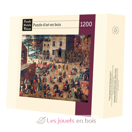 Jeux d'enfants de Bruegel A904-1200 Puzzle Michèle Wilson 1