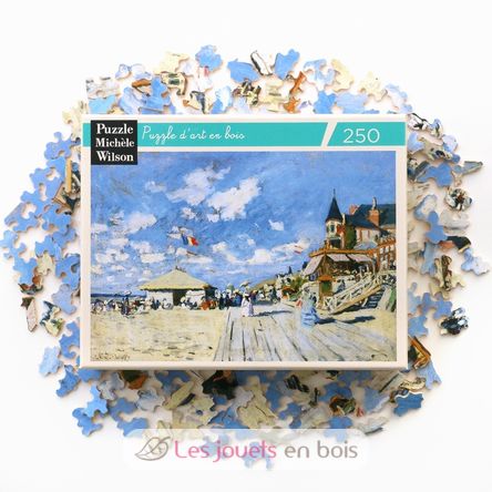 Sur les planches de Trouville Monet A998-250 Puzzle Michèle Wilson 3