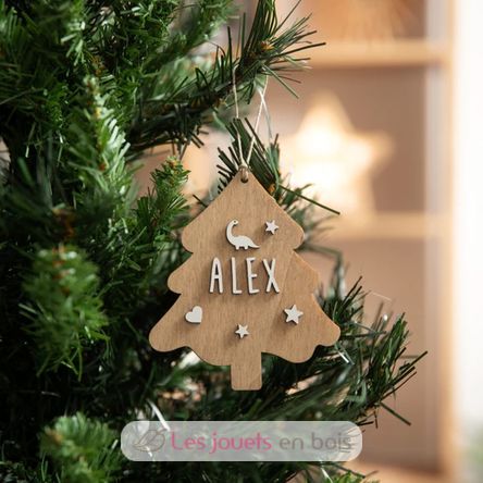 Arbre de Noël personnalisable bois naturel VI-AA10 Vintiun 5