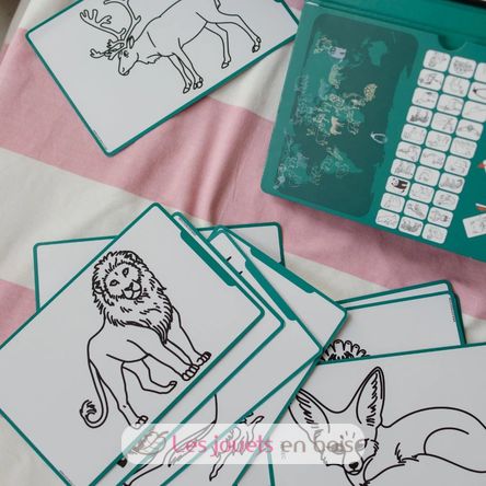 Kidydraw-Mini Tablette à dessin Animaux du monde KW-KIDYDRAWMINI-AAW Kidywolf 4