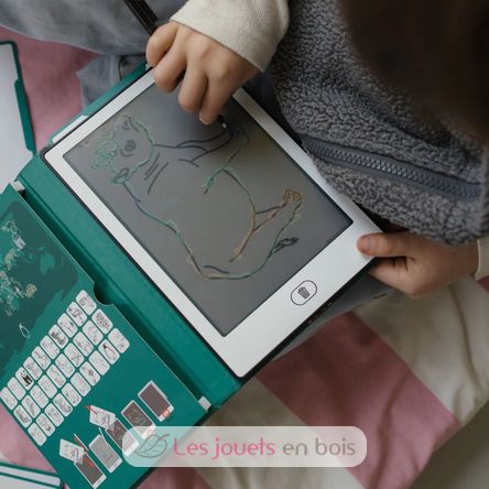 Kidydraw-Mini Tablette à dessin Animaux du monde KW-KIDYDRAWMINI-AAW Kidywolf 5