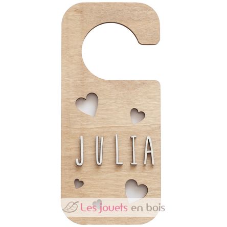 Accroche-porte personnalisable - Cœurs VI-PL23 Vintiun 1