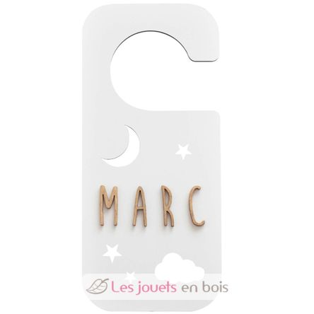Accroche-porte personnalisable - Nuit blanc VI-PL32 Vintiun 1
