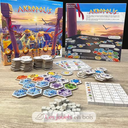 Akropolis Jeu de stratégie GI-GAKR Gigamic 2