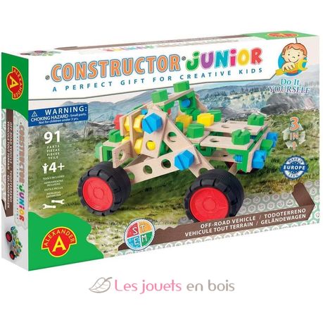 Constructor Junior 3x1 - Véhicule tout-terrain AT-2160 Alexander Toys 1