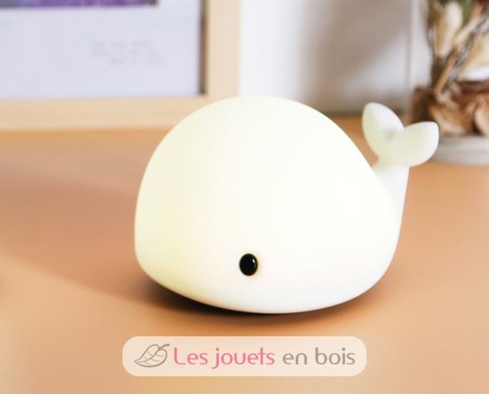 Veilleuse Lil'baleine blanche L-BABLANCM Little L 3